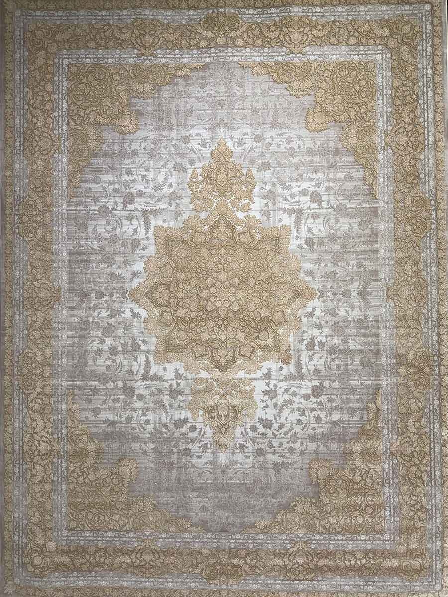 فرش نسکافهای طلایی آیسان کد 71055 – ۷۰۰ شانه تراکم ۲۱۰۰