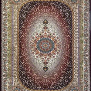 فرش ماشینی کلاریس شرابی کد 100902 – ۱۲۰۰ شانه